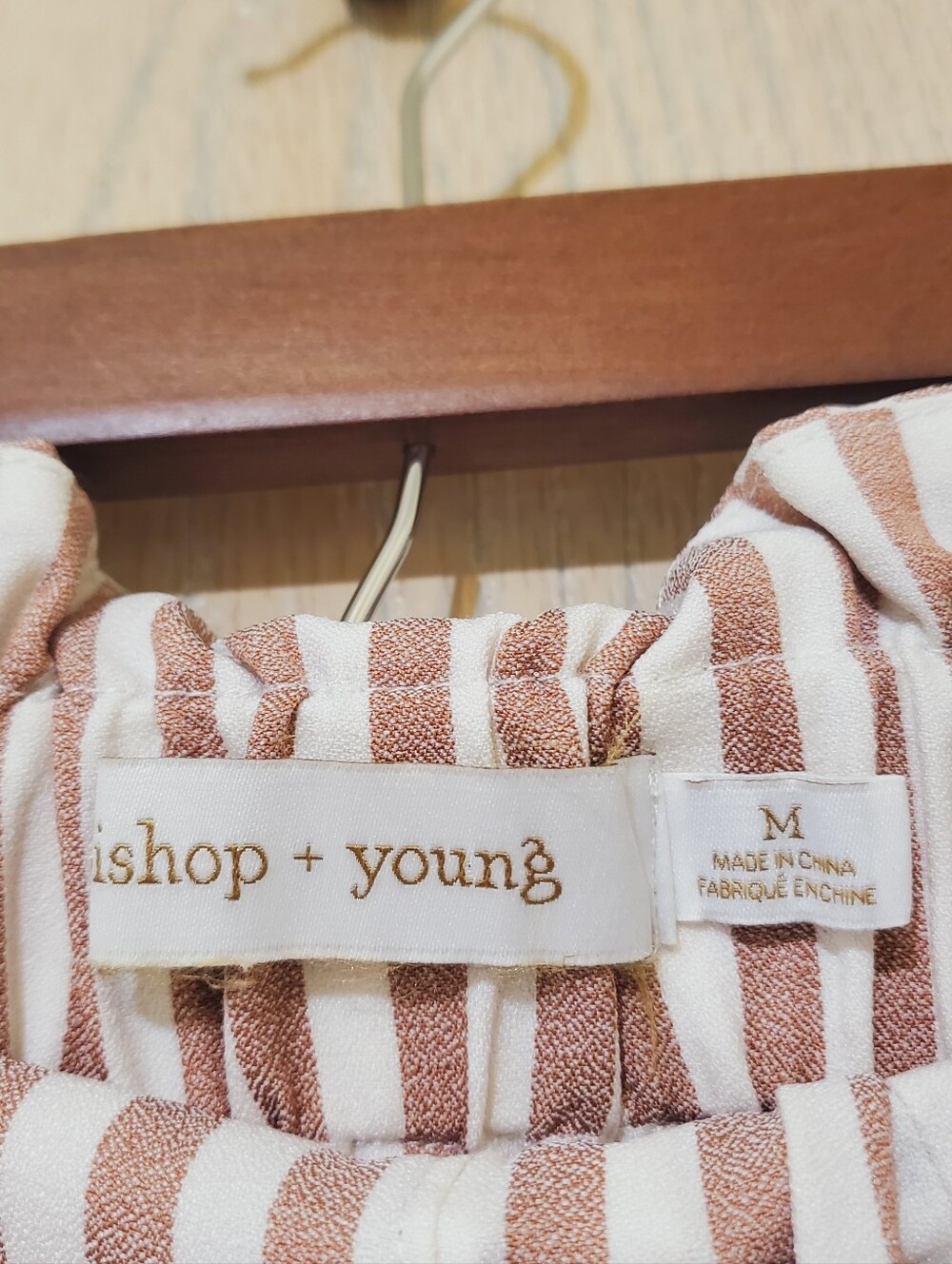 Anthropologie Bishop + Young stripe shorts. NWOT - Picture 6 of 6